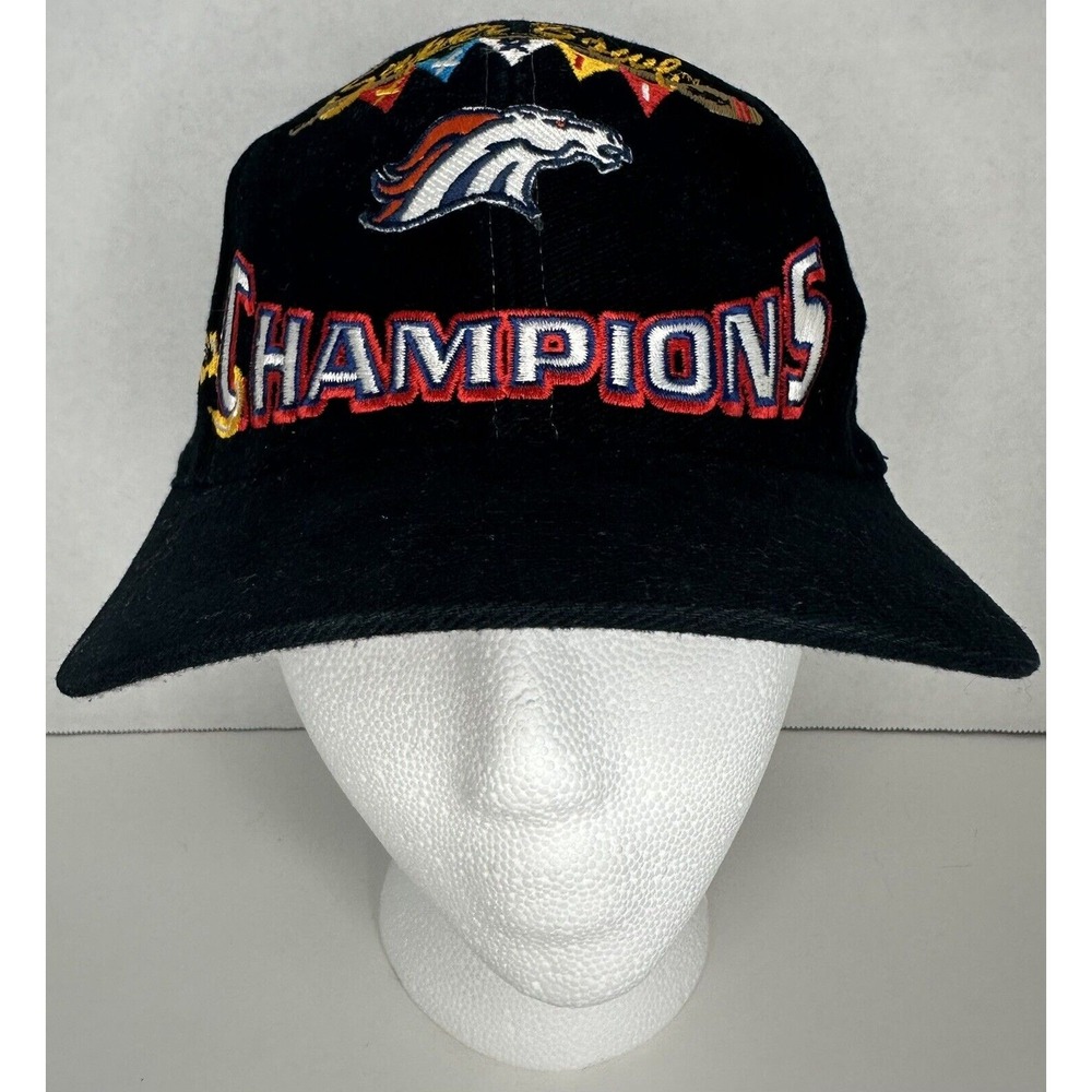 Vintage Denver Broncos Hat Cap Snap Back Super Bowl XXXII Champs NFL Football